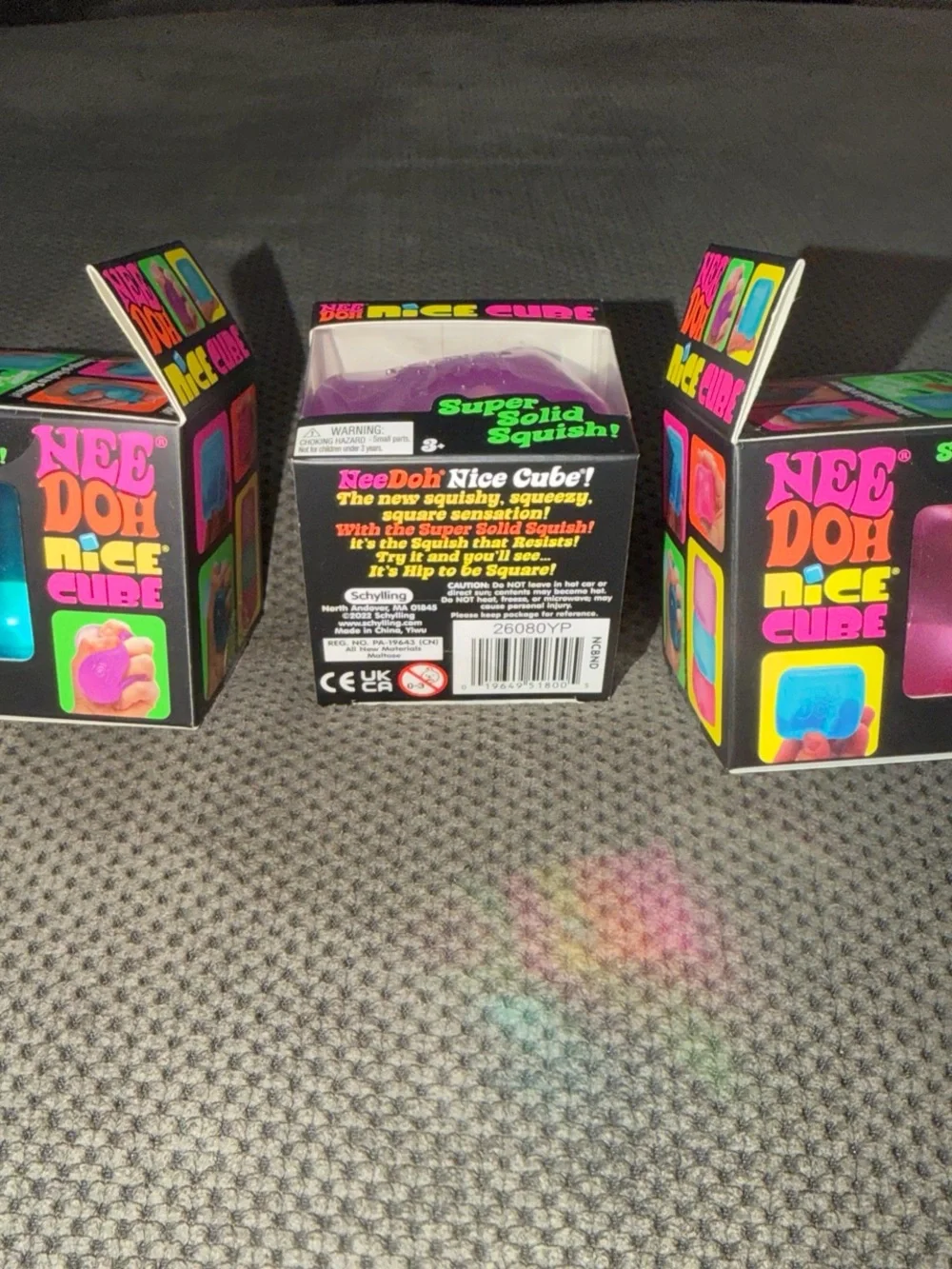 Official schylling Needoh Nice Cube Super Solid Squish - 3 colors available